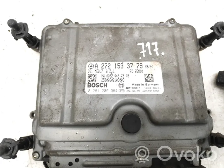 Mercedes-Benz CLS C219 Komputer / Sterownik ECU i komplet kluczy A2721533779