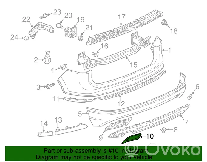 Volkswagen Tiguan Element tłumika 5NN807833