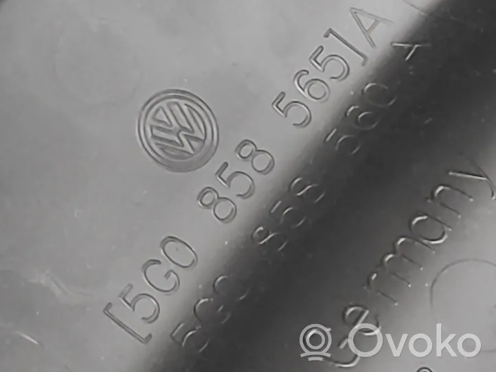 Volkswagen Golf VII Elementy poszycia kolumny kierowniczej 5G0858566C