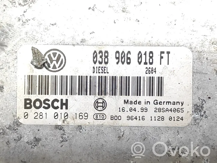 Volkswagen PASSAT B5 Engine control unit/module 038906018FT