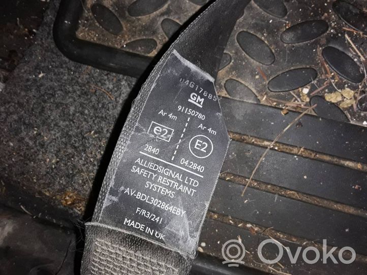 Opel Frontera A Saugos diržas priekinis 91150780