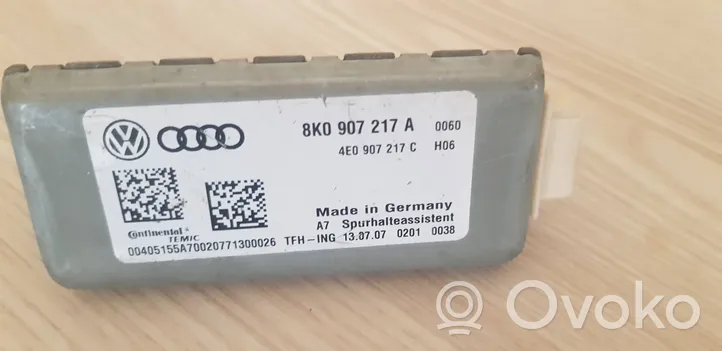 Audi A4 S4 B8 8K Windshield/windscreen camera 8K0907217A