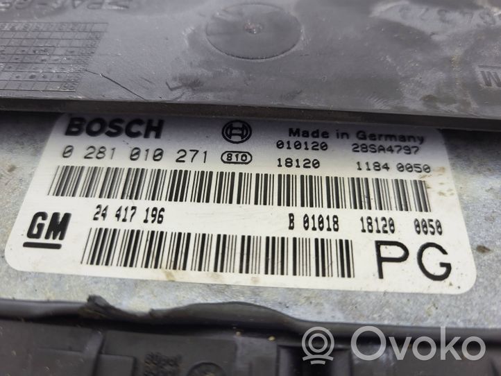 Opel Vectra B Dzinēja vadības bloks 24417196