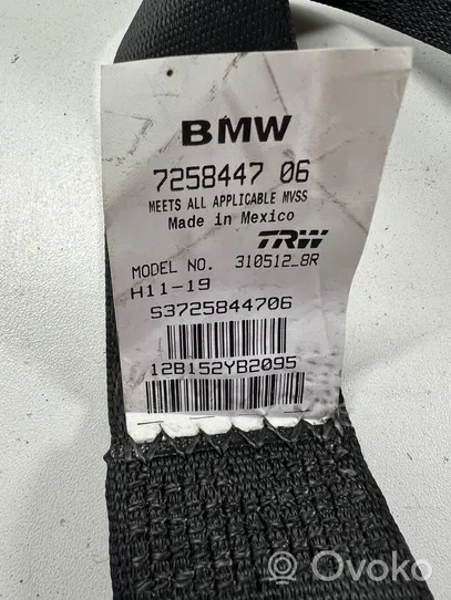 BMW X3 F25 Pas bezpieczeństwa fotela tylnego 7258447