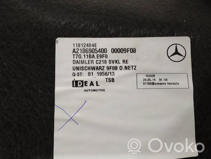 Mercedes-Benz CLS C218 X218 Osłona pasa bagażnika 2186905400