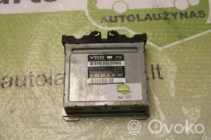 Mercedes-Benz C W202 Sterownik / Moduł ECU 