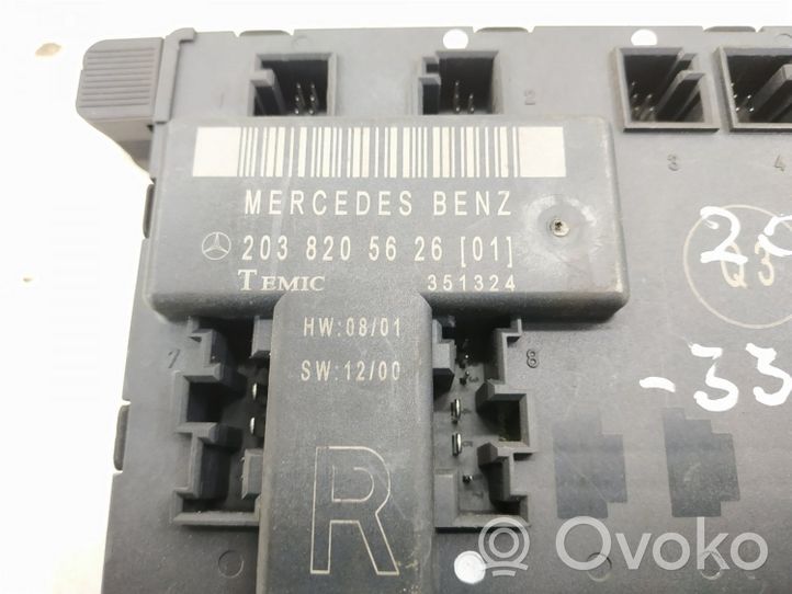 Mercedes-Benz C W203 Oven ohjainlaite/moduuli 