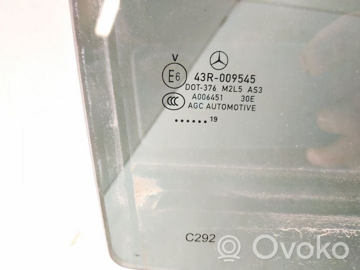 Mercedes-Benz GLE (W166 - C292) Vitre de fenêtre porte arrière 2927350410