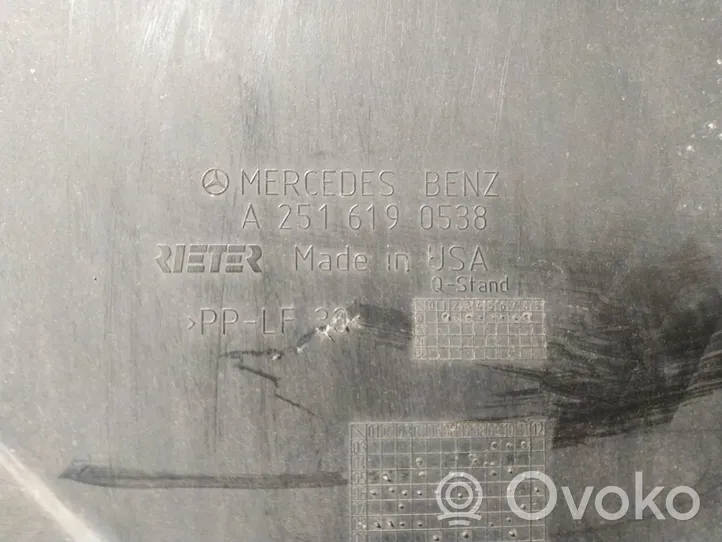 Mercedes-Benz R W251 Unterfahrschutz Unterbodenschutz Motor 