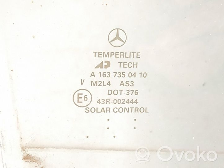 Mercedes-Benz ML W163 Takaoven ikkunalasi 