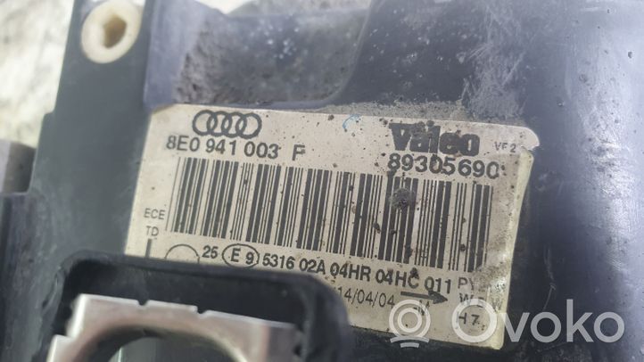 Audi A4 S4 B6 8E 8H Phare frontale 89305690