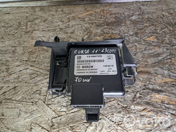 Opel Corsa D Pysäköintitutkan (PCD) ohjainlaite/moduuli 13186725