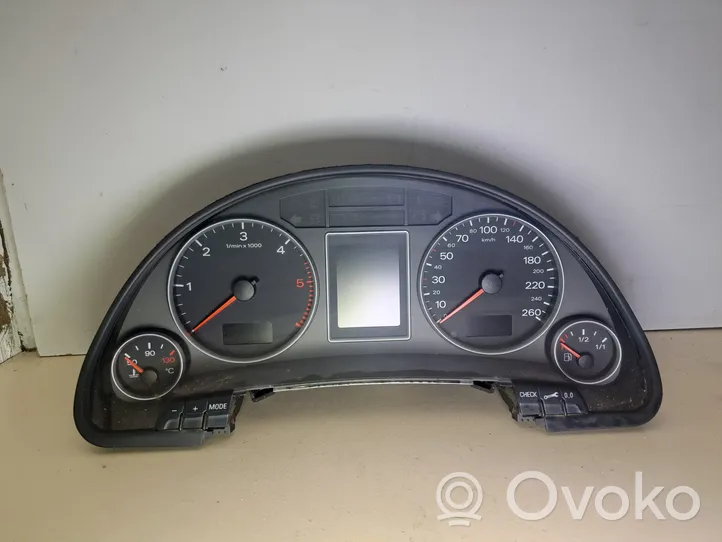 Audi A4 S4 B6 8E 8H Compteur de vitesse tableau de bord 8E0920931P