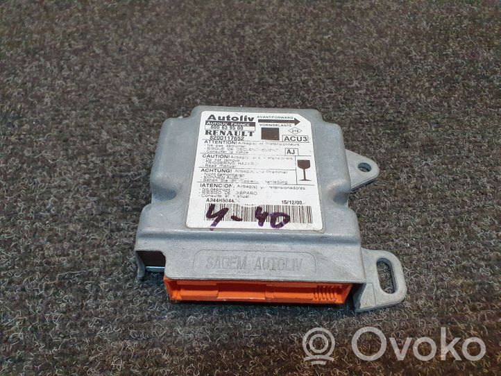 Renault Scenic I Centralina/modulo airbag 600639500