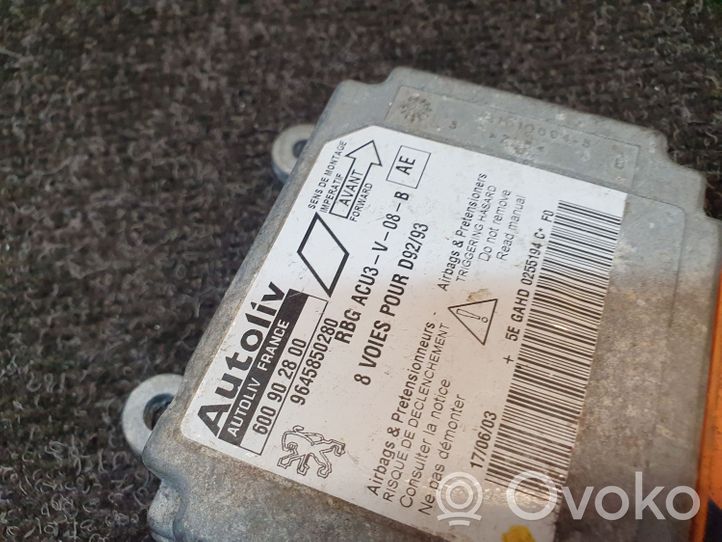 Peugeot 406 Module de contrôle airbag 600902800