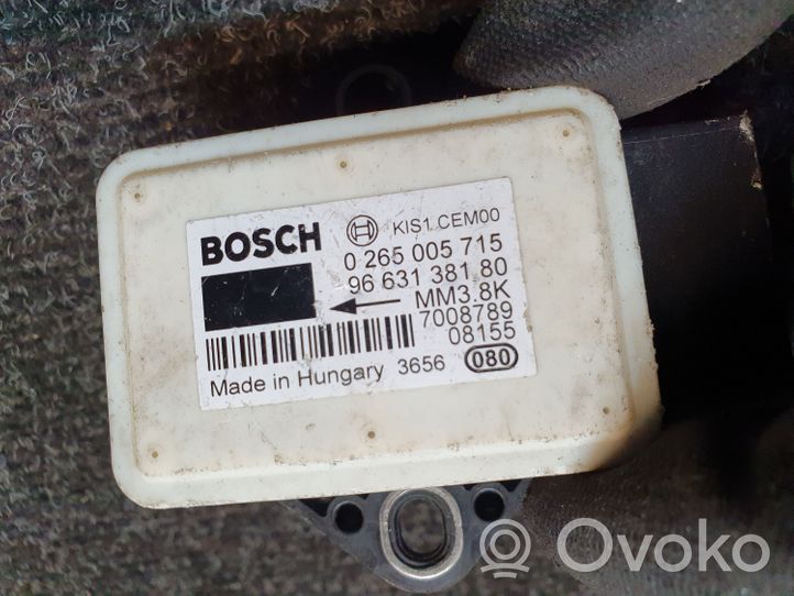 Citroen C4 Grand Picasso Sensor ESP de aceleración de frecuencia del intermitente 0265005715