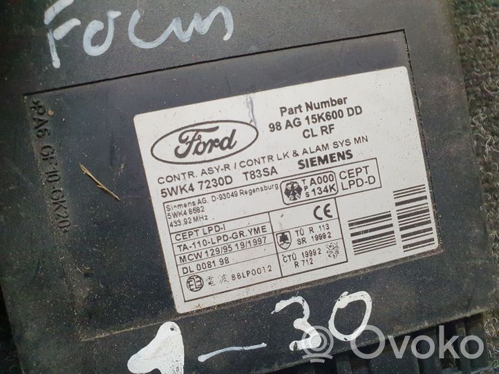 Ford Focus Unité de commande / module de verrouillage centralisé porte 98AG15K600D