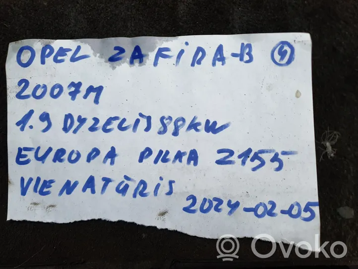 Opel Zafira B Muu sisätilojen osa 36324937