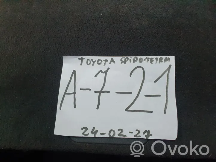 Toyota Corolla Verso E121 Tachimetro (quadro strumenti) 8380013150