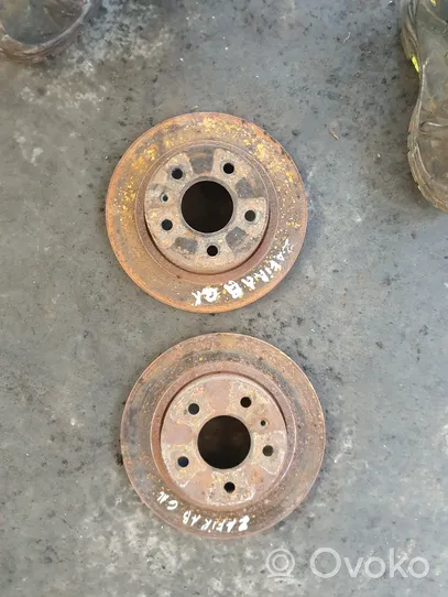 Opel Zafira B Rear brake disc 