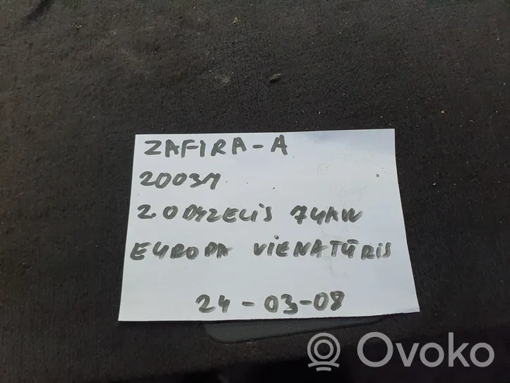 Opel Zafira A Tube d'admission de tuyau de refroidisseur intermédiaire 0317253M8