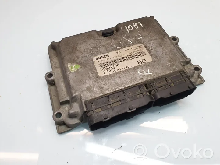 Fiat Stilo Moottorin ohjainlaite/moduuli 0281010738