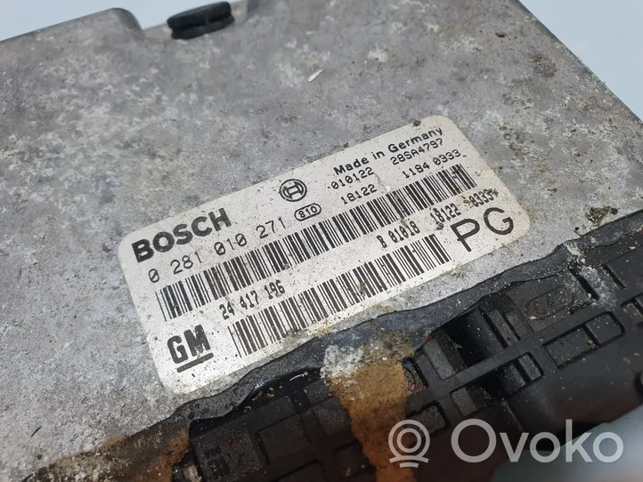 Opel Vectra B Sterownik / Moduł ECU 24417196