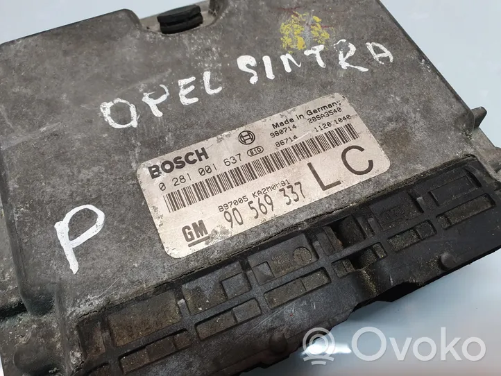 Opel Sintra Calculateur moteur ECU 90569337LC