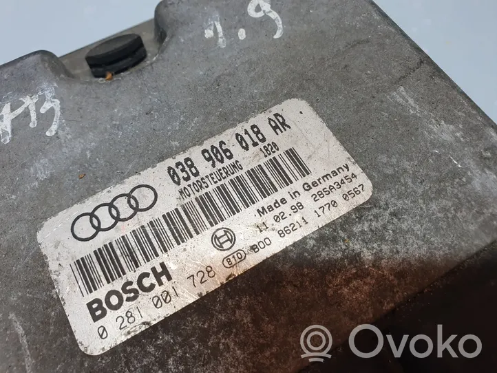 Audi A3 S3 8L Variklio valdymo blokas 038906018AR