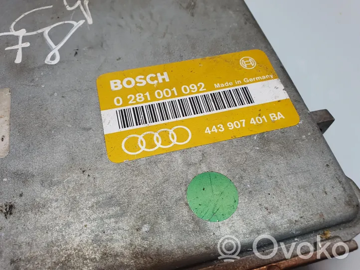 Audi 100 S4 C4 Calculateur moteur ECU 443907401BA