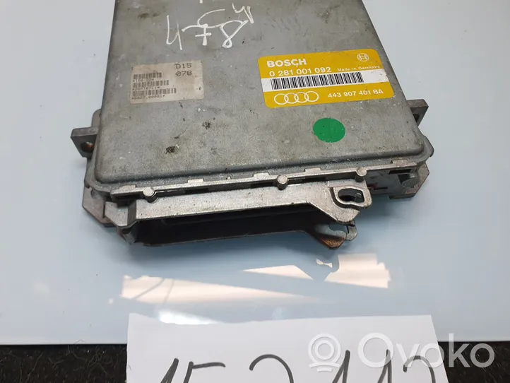 Audi 100 S4 C4 Sterownik / Moduł ECU 443907401BA