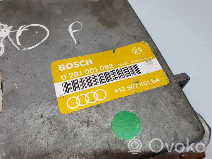 Audi 100 S4 C4 Calculateur moteur ECU 443907401BA