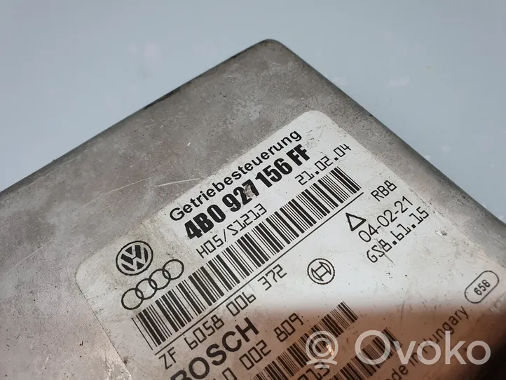 Audi A6 S6 C5 4B Pavarų dėžės valdymo blokas 4B0927156FF