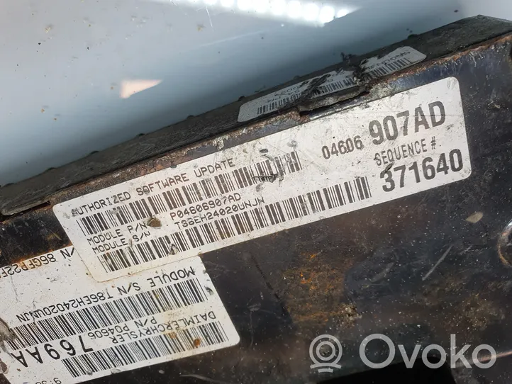 Chrysler 300M Engine control unit/module P04606907AD