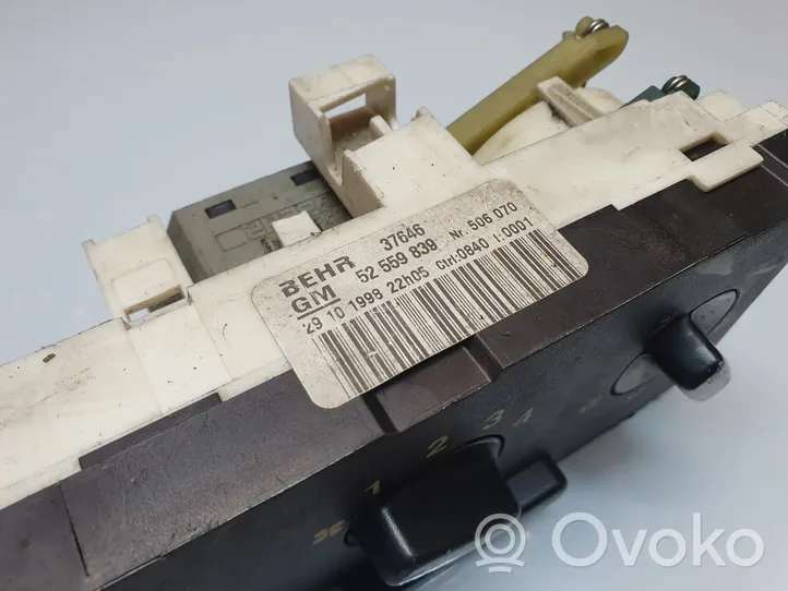 Opel Astra G Climate control unit 52559839