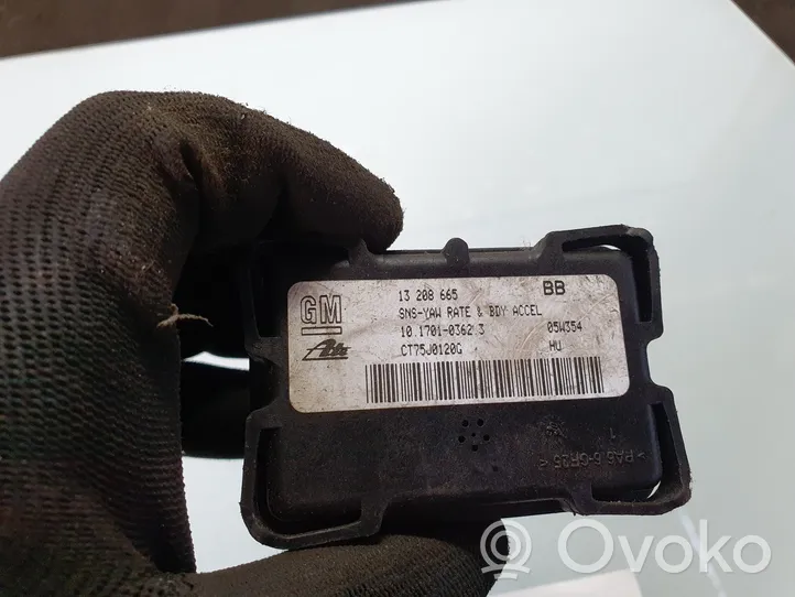 Opel Zafira B ESP acceleration yaw rate sensor 13208665