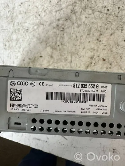 Audi A4 S4 B8 8K GPS-navigaation ohjainlaite/moduuli 8t2035652g