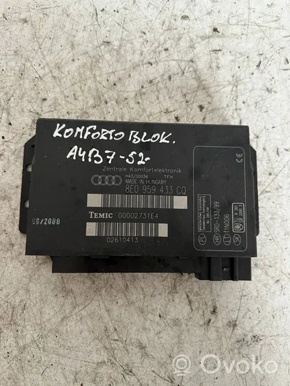 Audi A4 S4 B7 8E 8H Comfort/convenience module 8E0959433CQ