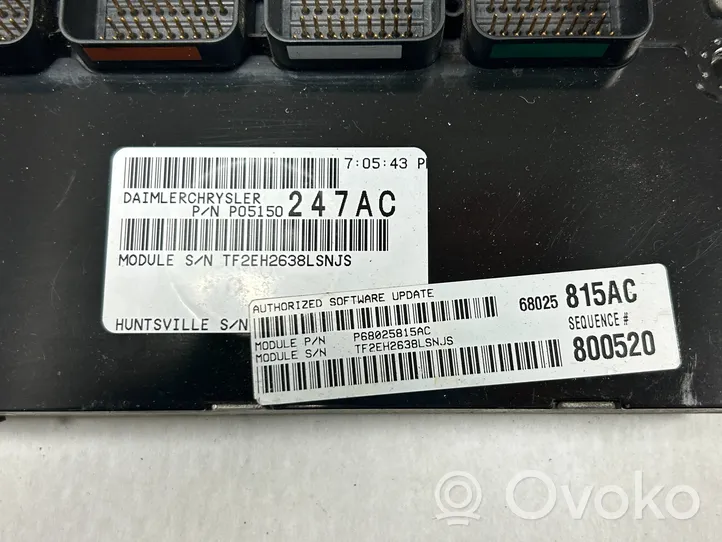 Chrysler Voyager Komputer / Sterownik ECU silnika 68025815AC