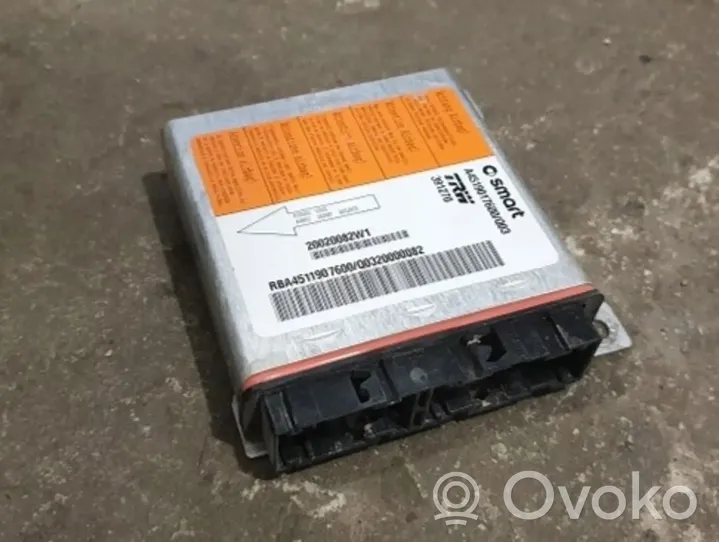 Smart ForTwo II Module de contrôle airbag A4519017600