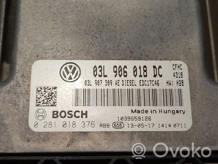 Volkswagen Caddy Sterownik / Moduł ECU 03L906018DC