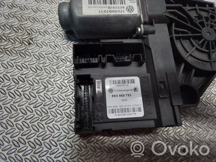 Volkswagen Caddy Silniczek podnośnika szyby drzwi przednich 1T0959701T