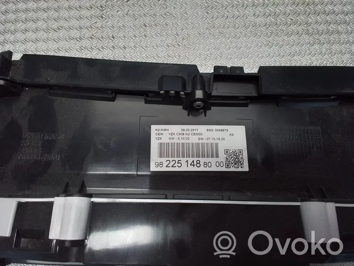 Toyota Proace Tachimetro (quadro strumenti) 9822514880