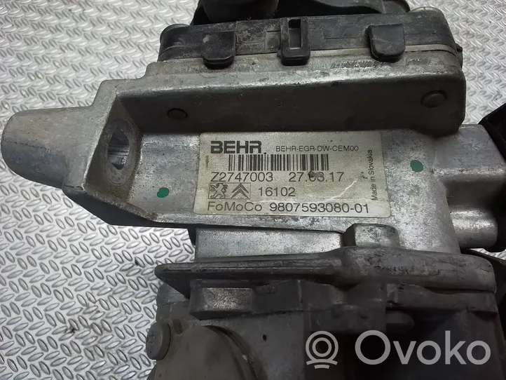 Toyota Proace Soupape vanne EGR 980759308001