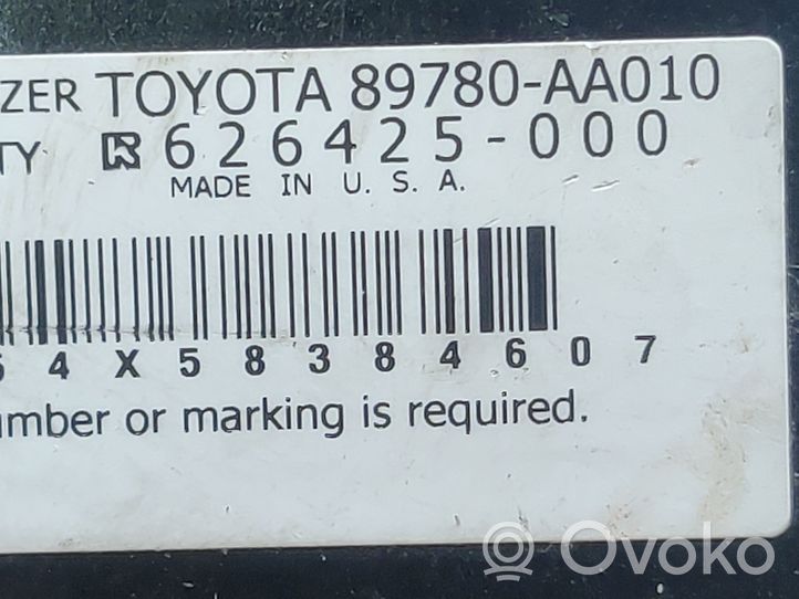 Toyota Solara Alarm control unit/module 89780AA010