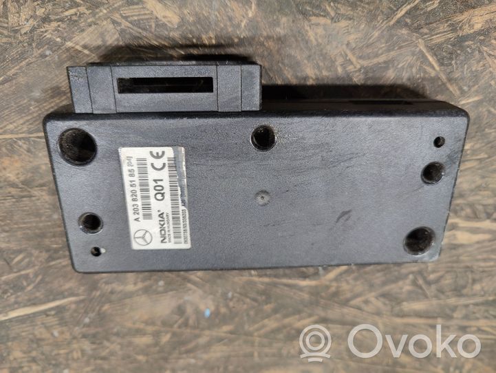 Mercedes-Benz ML W163 Phone control unit/module A2038205185