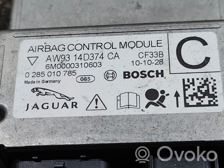 Jaguar XJ X351 Unidad de control/módulo del Airbag AW9314D374CA