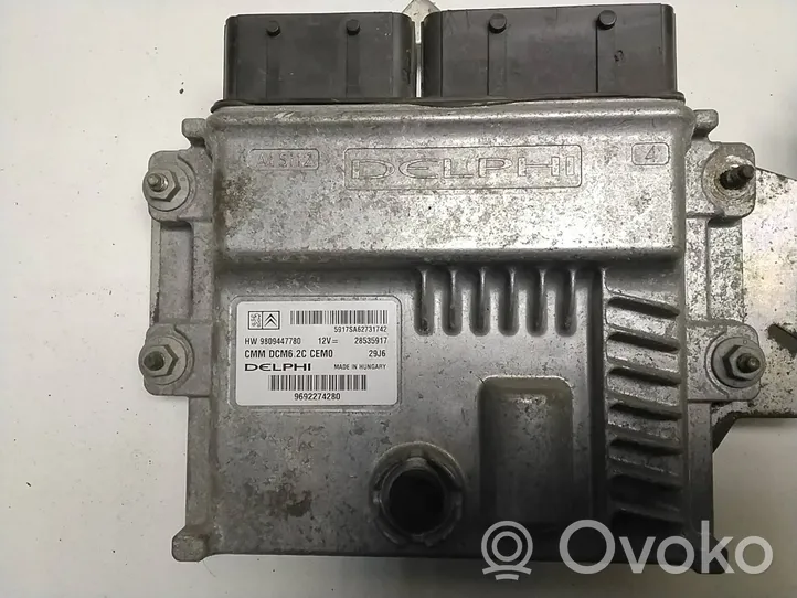 Citroen Jumper Juego de cerradura y set ECU del motor 9809447780