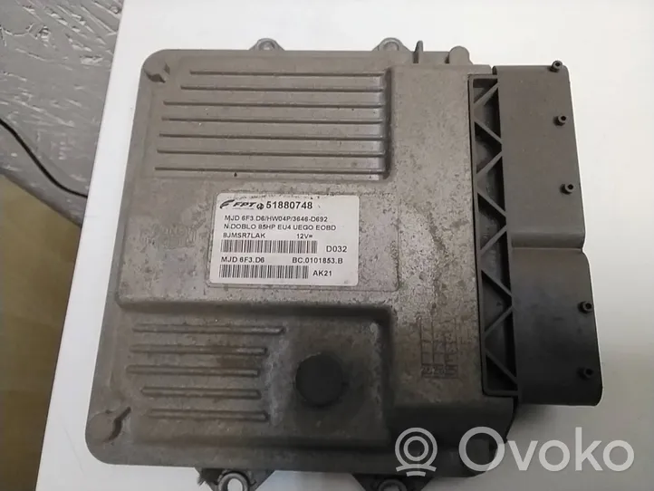 Fiat Doblo III Kit calculateur ECU et verrouillage 51880748