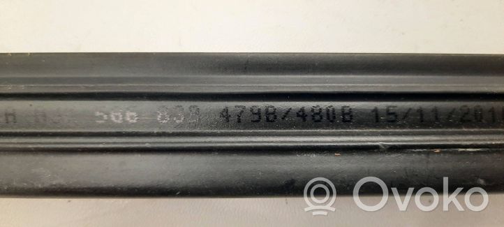 Volkswagen Golf VII Rivestimento modanatura del vetro della portiera posteriore 5G6839480B